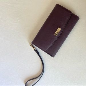 Deep Purple/ Plum Kate Spade Wristlet Wallet